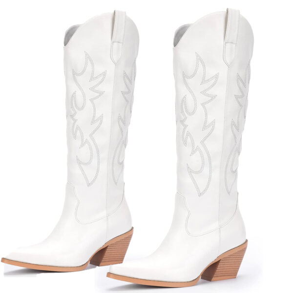 white cowgirl boots